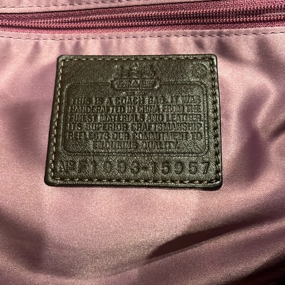 Coach Madison dotted brown satchel - Picture 10 of 15